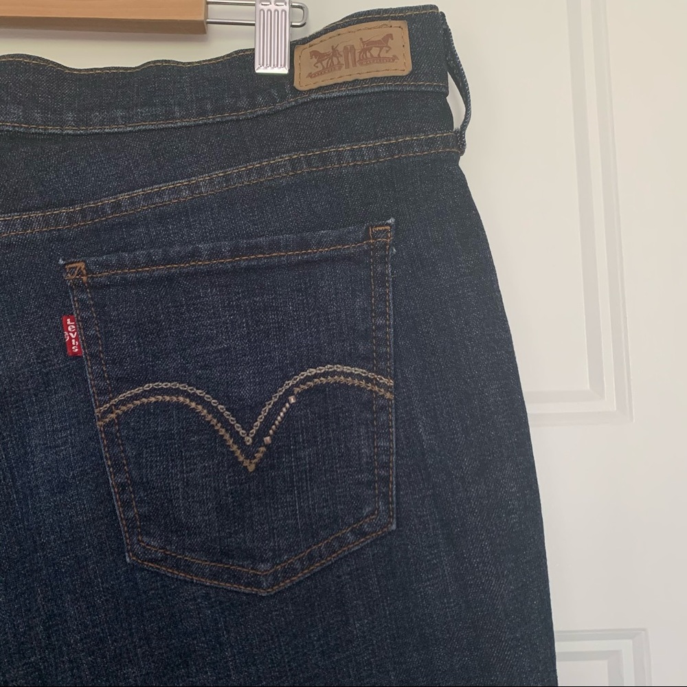 Levi’s - 515 Bootcut Dark Wash Jeans - Size 14S